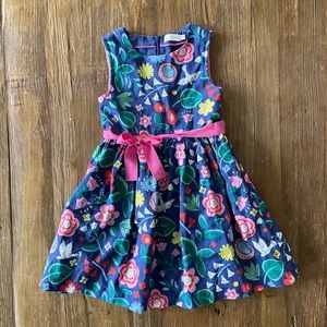 Mini Boden blue sleeveless dress